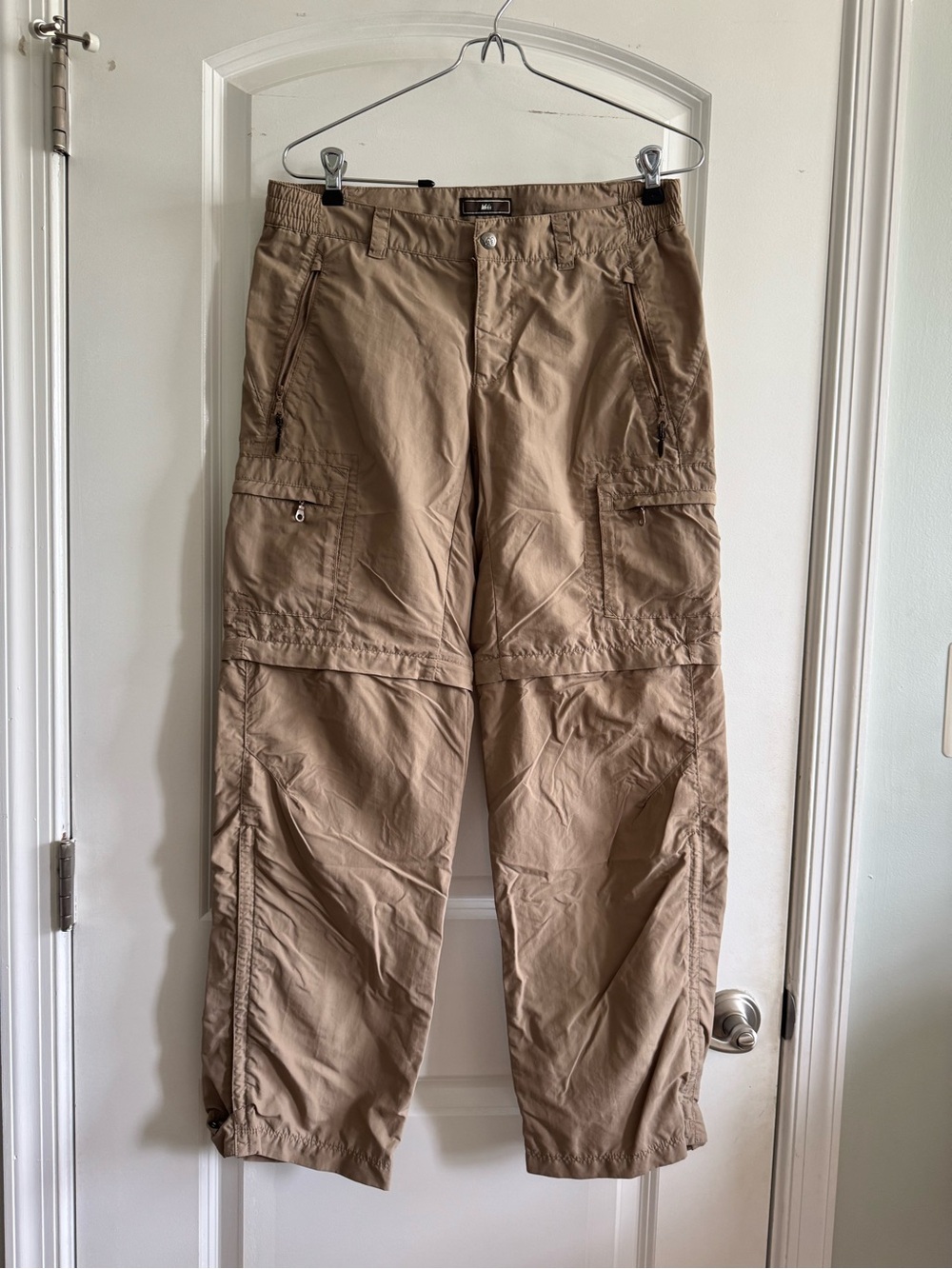 REI | Women’s Zip-Off Cargo Khaki Pants 4 Petite